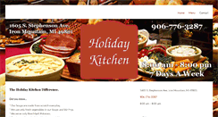 Desktop Screenshot of holidaykitchen.info